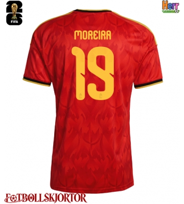 Belgien Diego Moreira #19 Hemmatröja VM 2026 Kortärmad